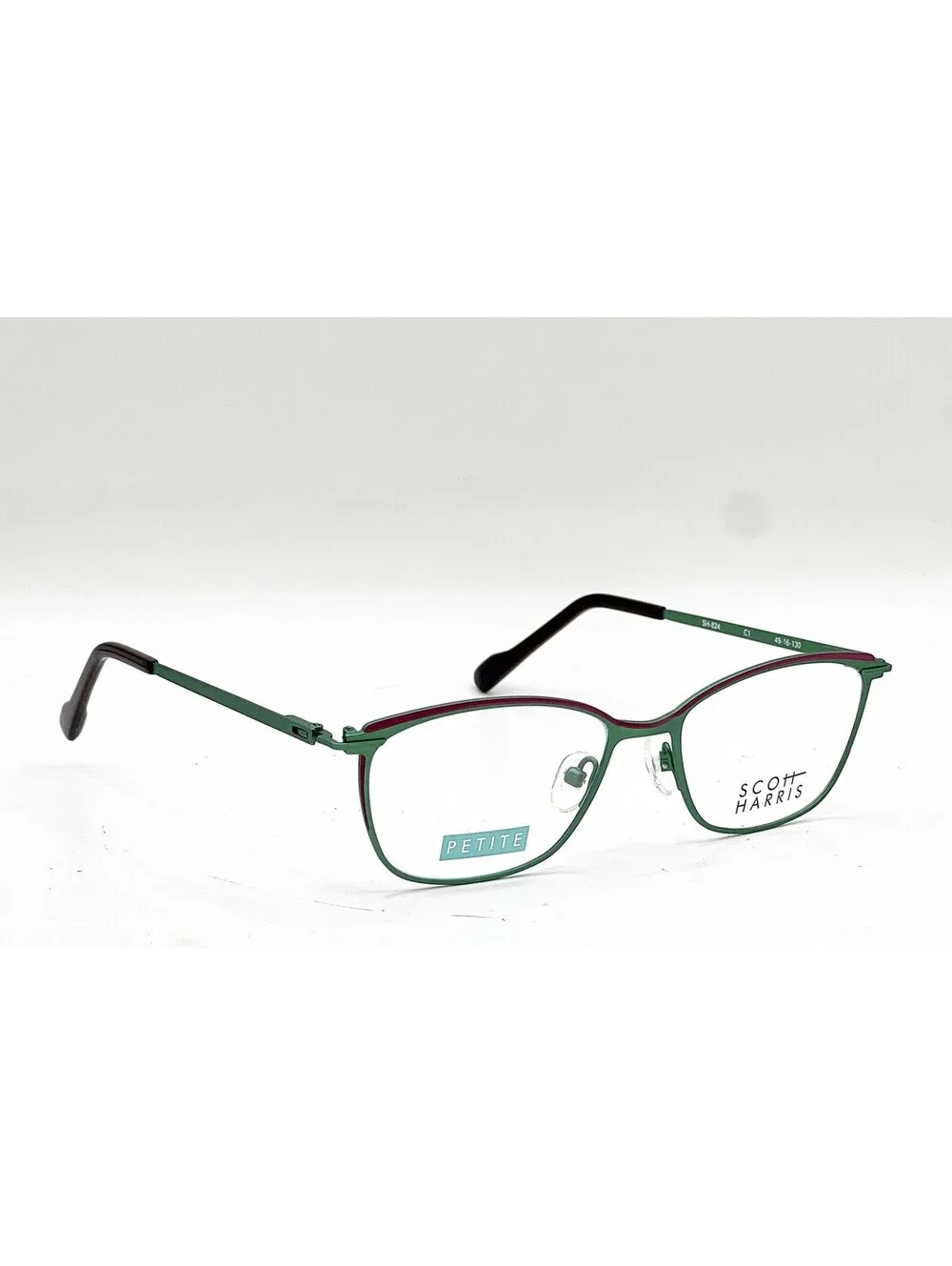 Scott Harris Sh-824 C1 Clover/Berry Authentic Eyeglasses 49-16-130